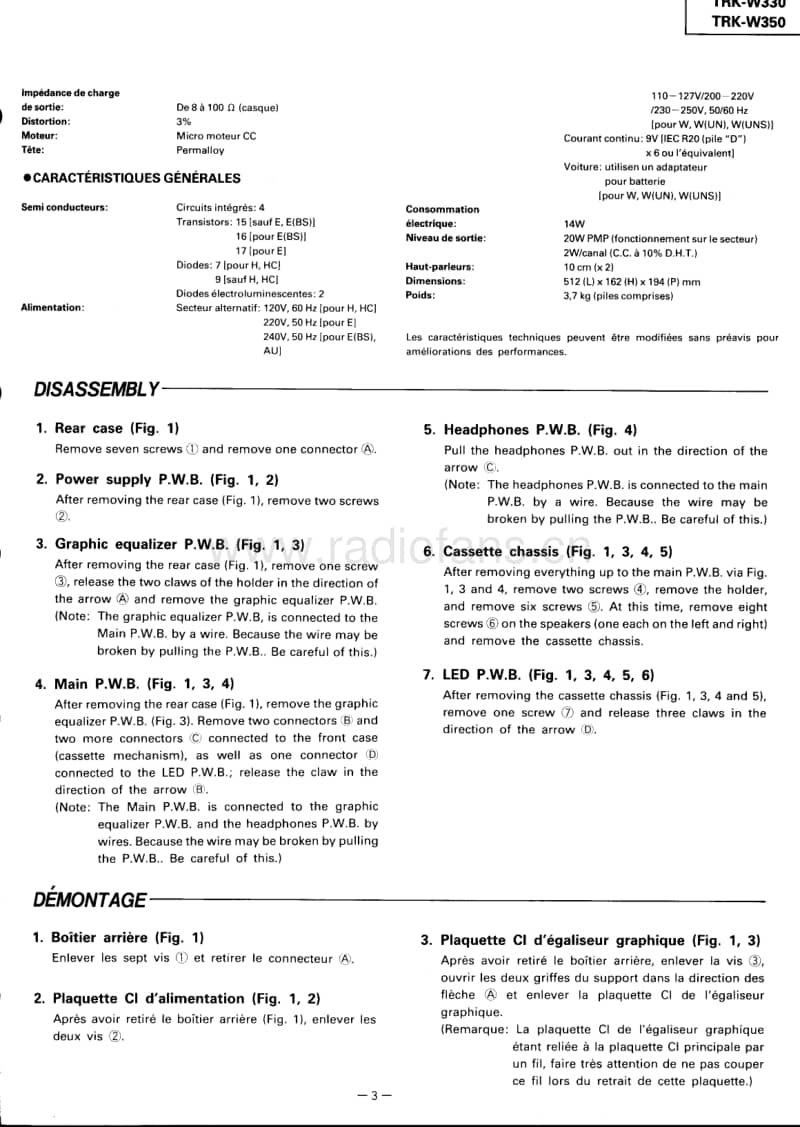 Hitachi-TRKW-330-Service-Manual电路原理图.pdf_第3页