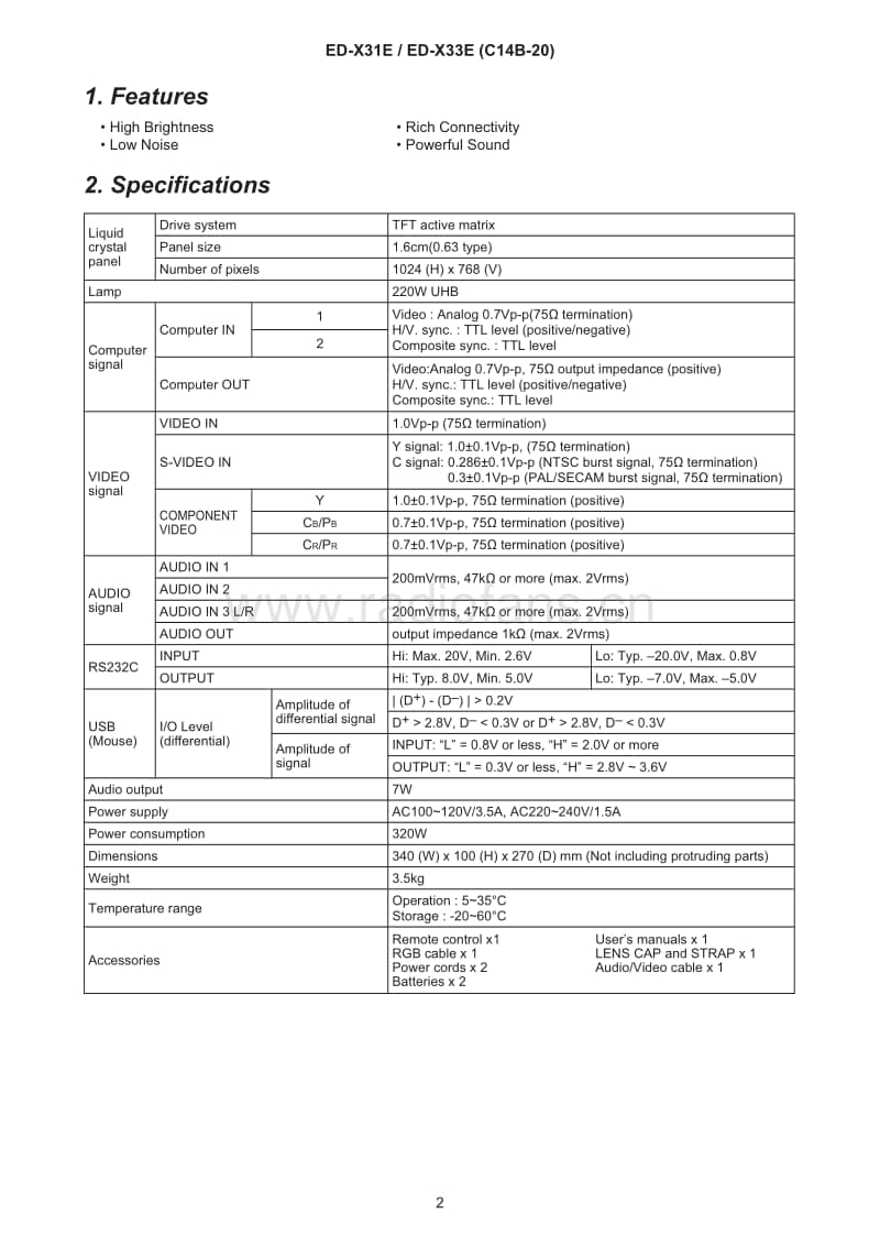 Hitachi-EDX-31-EP-Service-Manual电路原理图.pdf_第2页