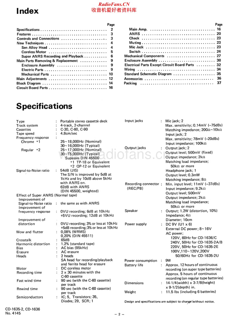 Jvc-CD-1635-Mk2-Service-Manual电路原理图.pdf_第2页