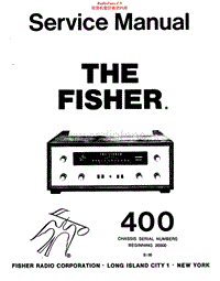 Fisher-400-Service-Manual电路原理图.pdf