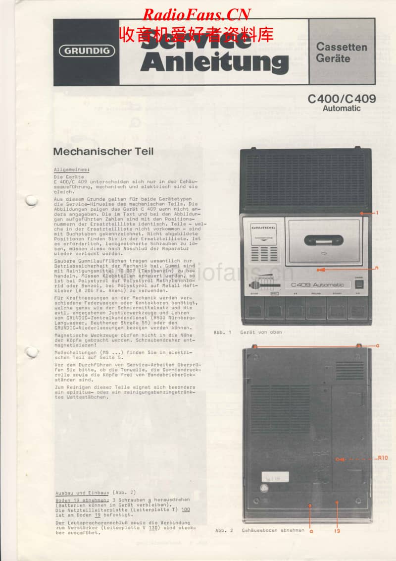 Grundig-C-400-AUTOMATIC-Service-Manual电路原理图.pdf_第1页