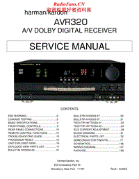Harman-Kardon-AVR-320-Service-Manual电路原理图.pdf
