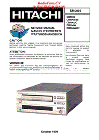 Hitachi-DR-100-E-Service-Manual电路原理图.pdf