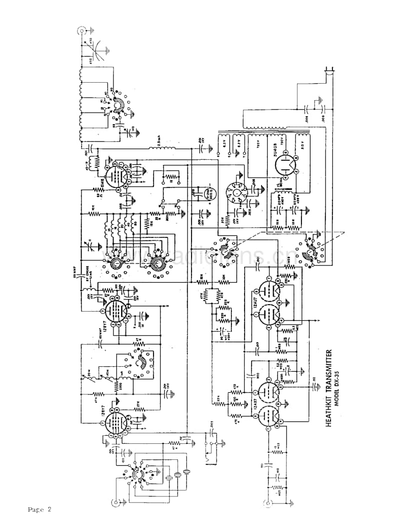 Heathkit-DX-35-Assembly-Manual电路原理图.pdf_第3页