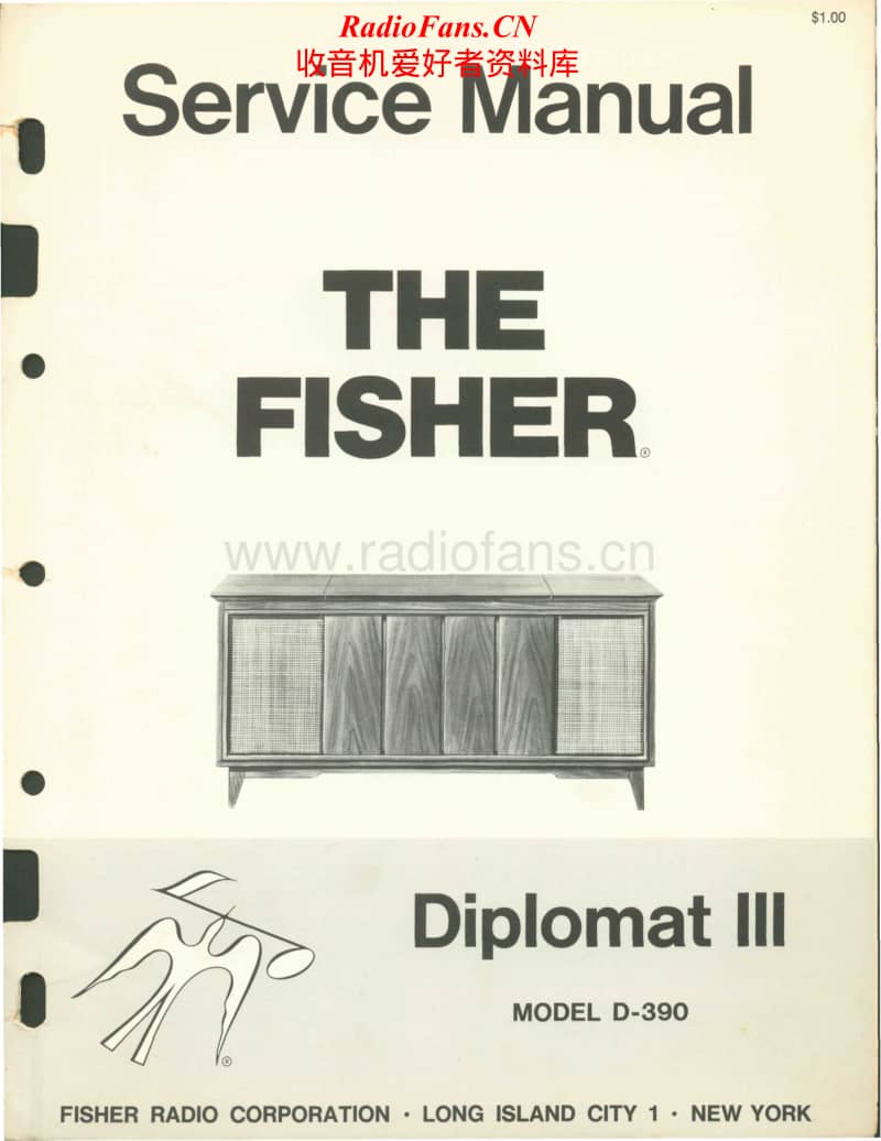 Fisher-DIPLOMAT-3-D-390-Service-Manual电路原理图.pdf_第1页