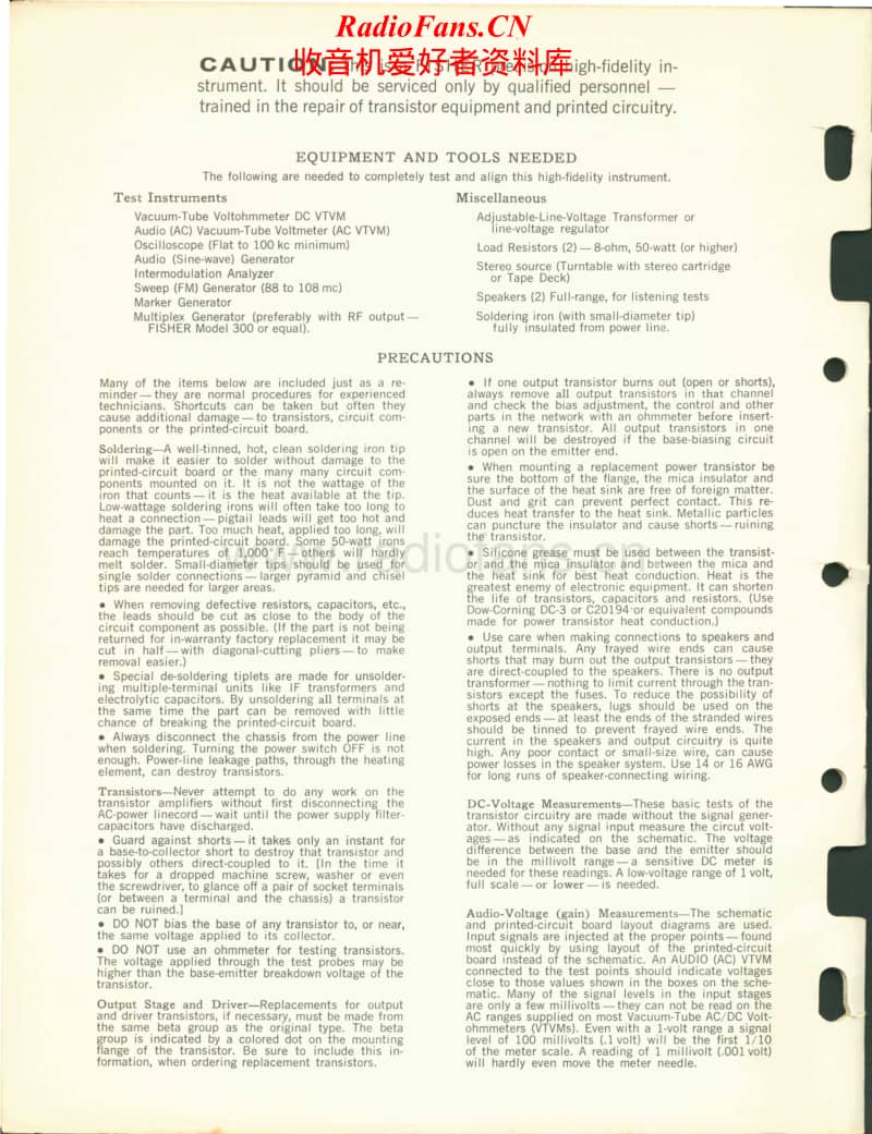 Fisher-DIPLOMAT-3-D-390-Service-Manual电路原理图.pdf_第2页
