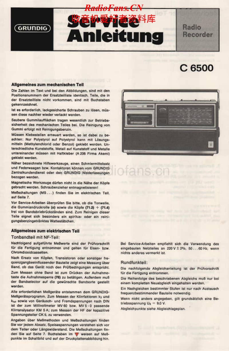 Grundig-C-6500-Service-Manual电路原理图.pdf_第1页