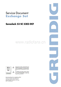 Grundig-Sonoclock-53-SC-5303-Service-Manual电路原理图.pdf