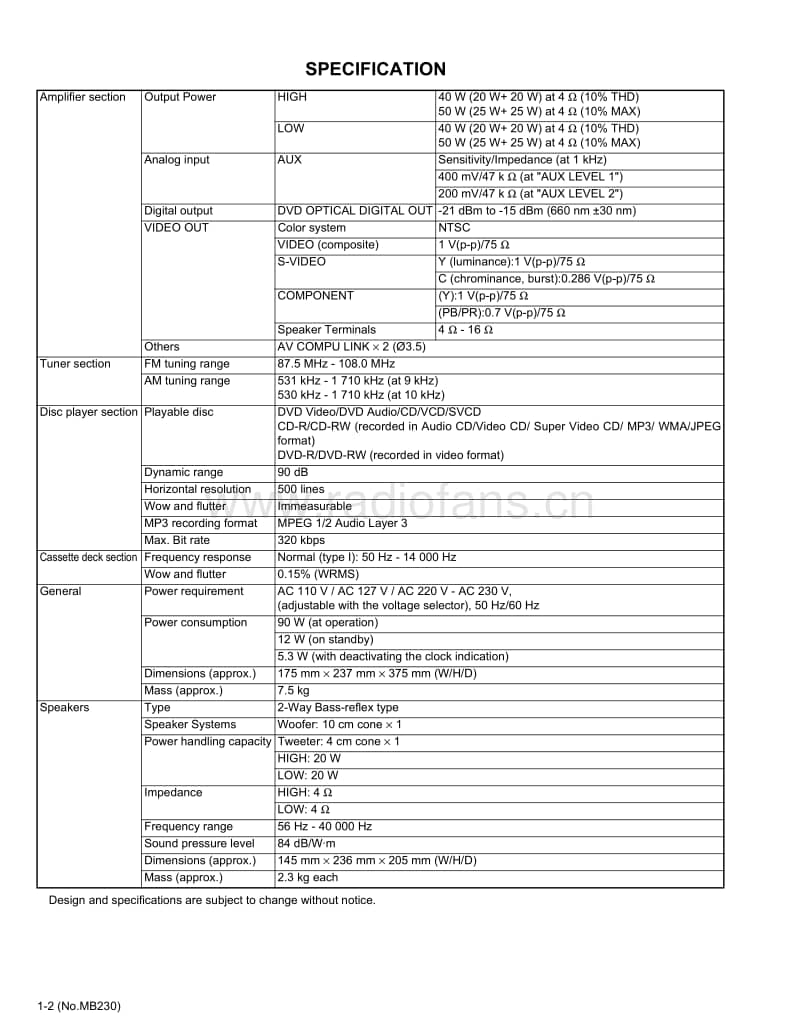 Jvc-UXS-77-Service-Manual电路原理图.pdf_第2页