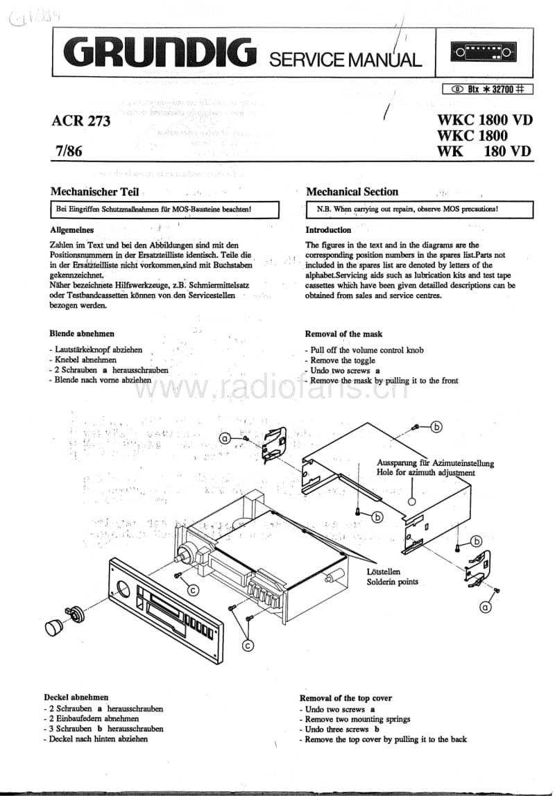 Grundig-WKC-1800-VD-Service-Manual电路原理图.pdf_第1页