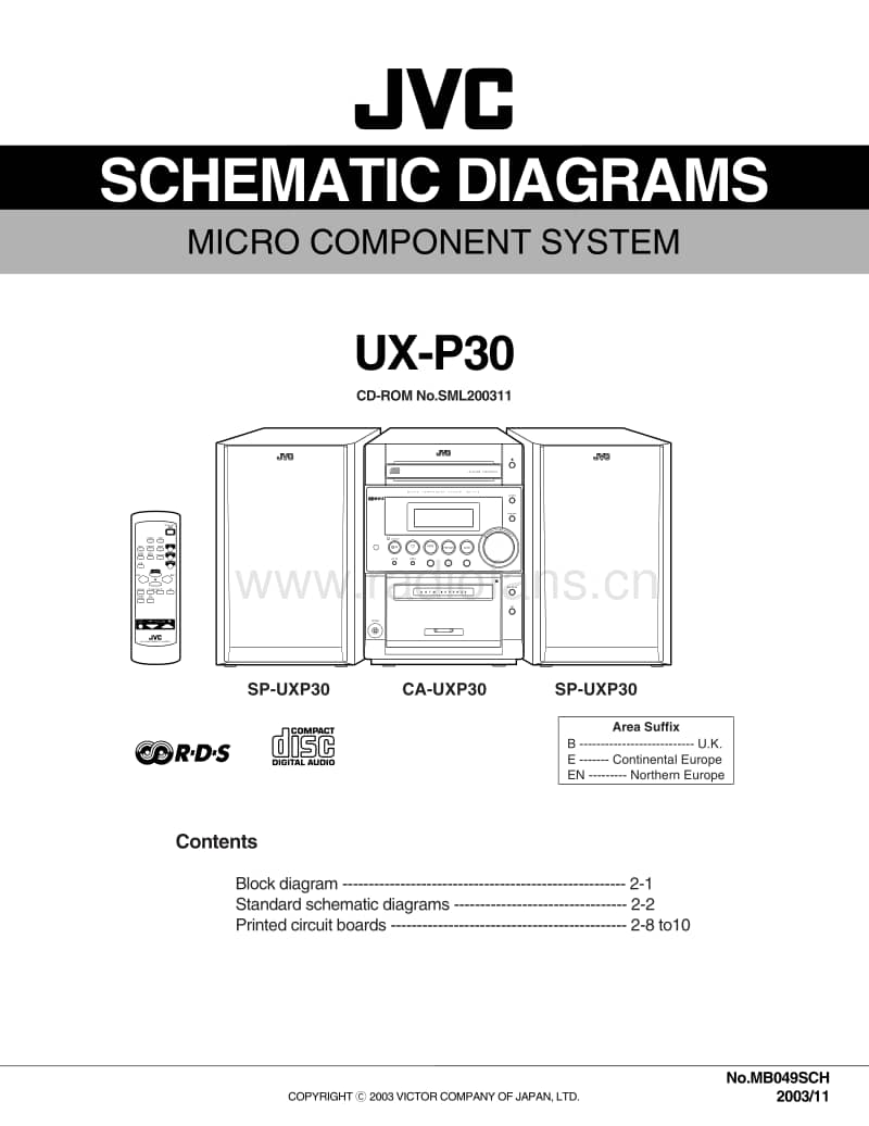 Jvc-UXP-30-Schematic电路原理图.pdf_第1页