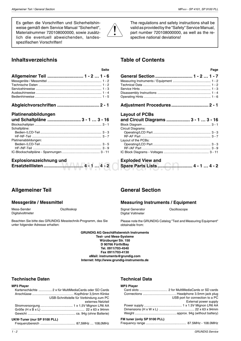 Grundig-SP-9100-PLL-Service-Manual电路原理图.pdf_第2页