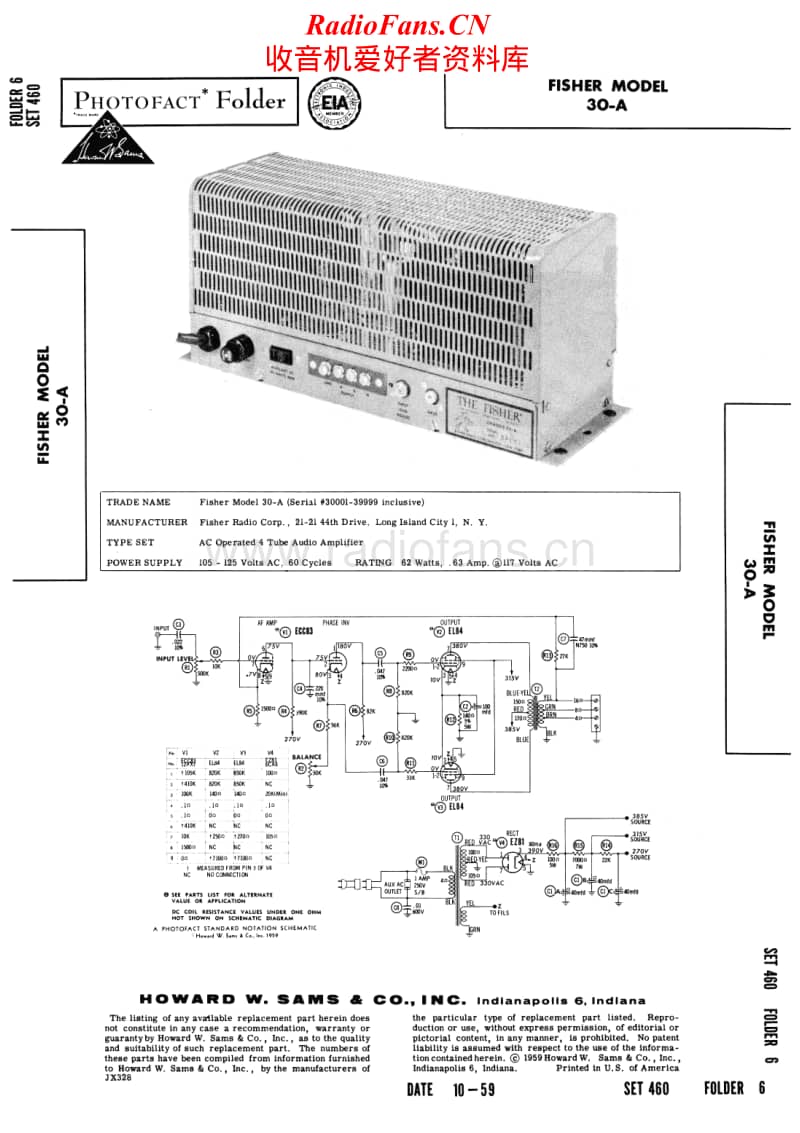 Fisher-30-A-Service-Manual电路原理图.pdf_第1页
