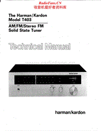 Harman-Kardon-T-403-Service-Manual电路原理图.pdf