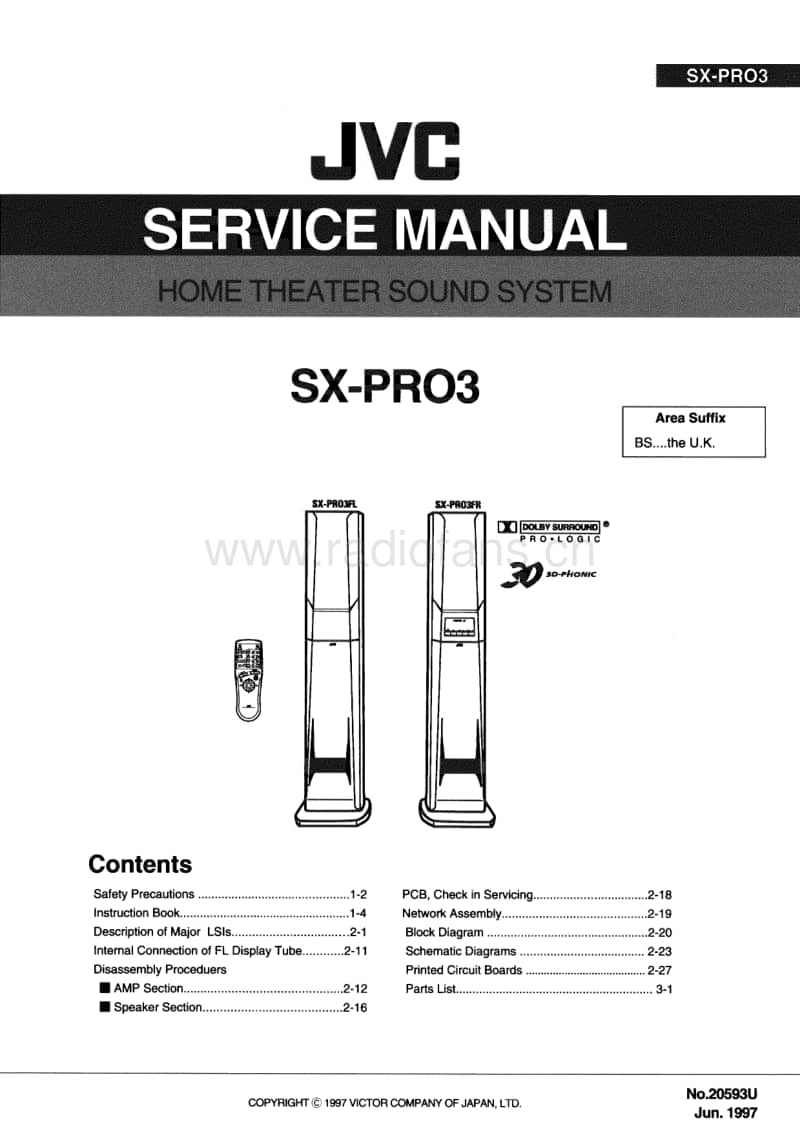 Jvc-SXPR-03-Service-Manual电路原理图.pdf_第1页
