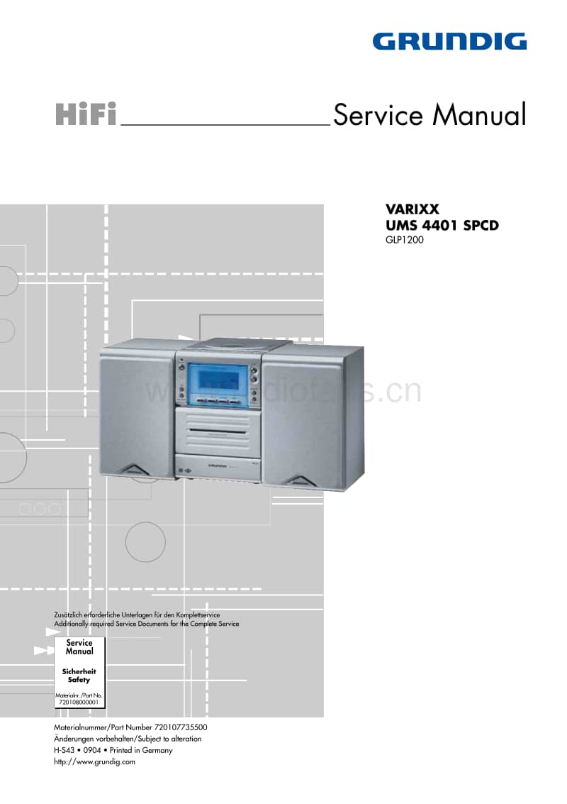 Grundig-VARIX-UMS-4401-SPCD-Service-Manual电路原理图.pdf_第1页