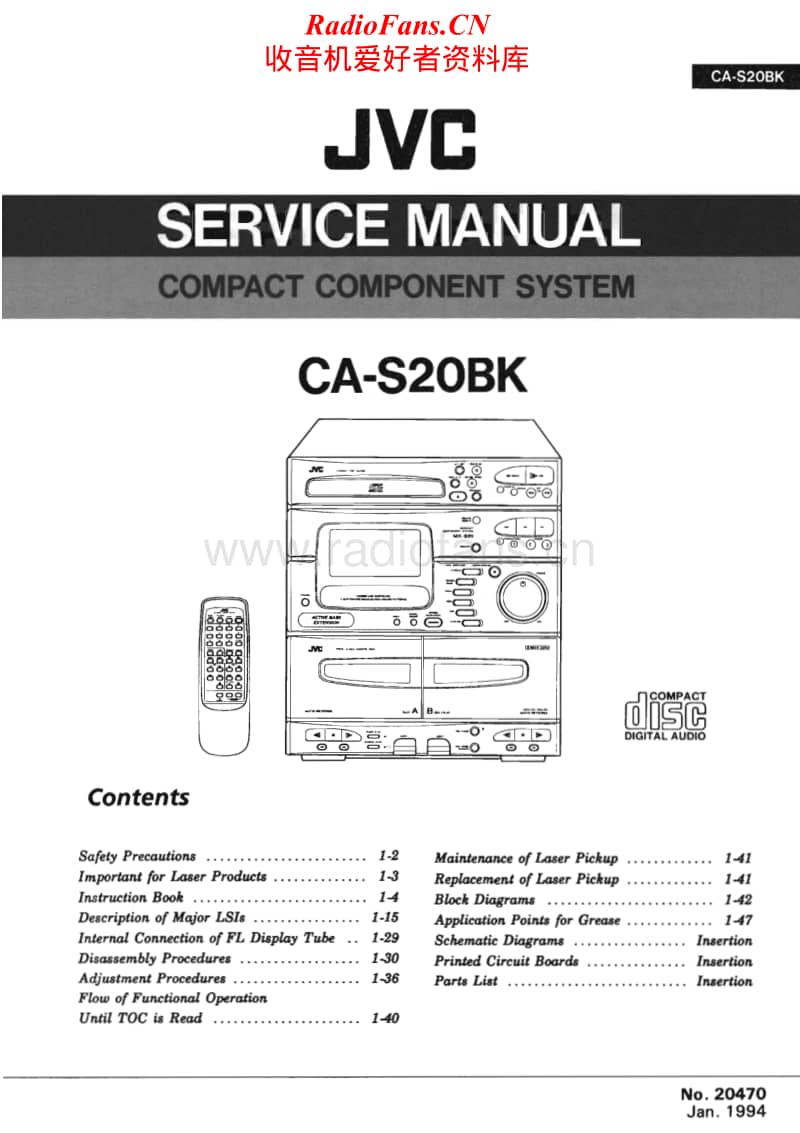 Jvc-CAS-20-BK-Service-Manual电路原理图.pdf_第1页