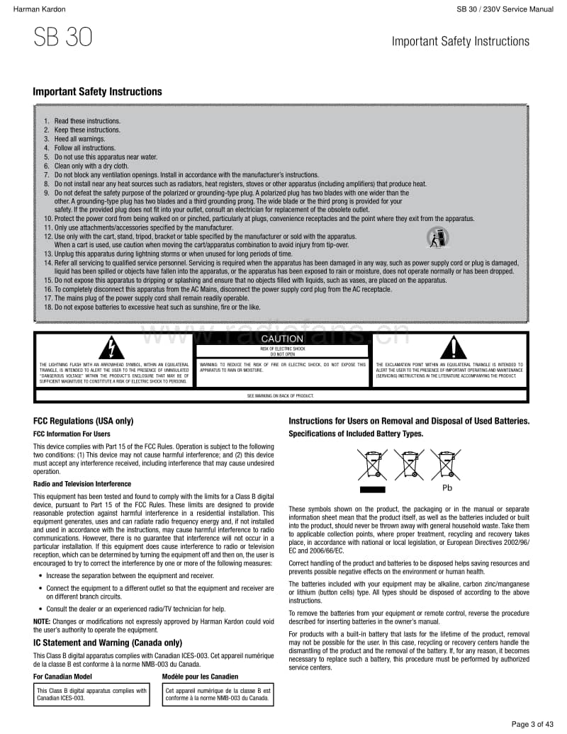 Harman-Kardon-SB-30-230-Service-Manual电路原理图.pdf_第3页