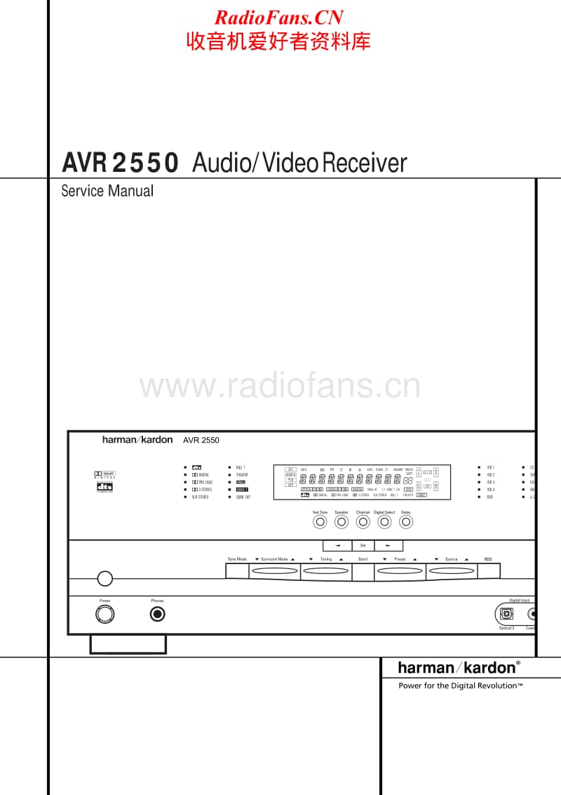 Harman-Kardon-AVR-2550-Service-Manual电路原理图.pdf_第1页