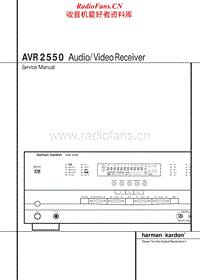 Harman-Kardon-AVR-2550-Service-Manual电路原理图.pdf