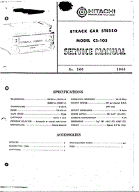 Hitachi-CS-103-Service-Manual电路原理图.pdf