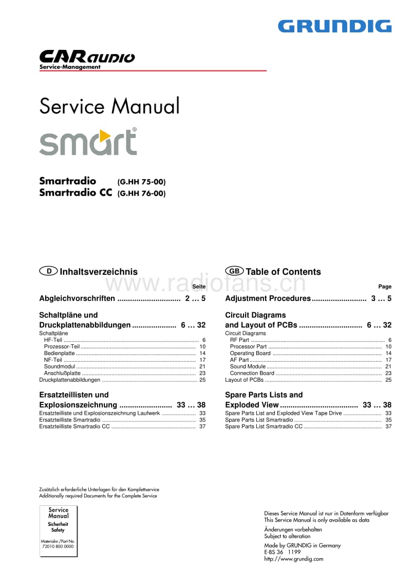 Grundig-Smart-cc-Service-Manual电路原理图.pdf_第1页