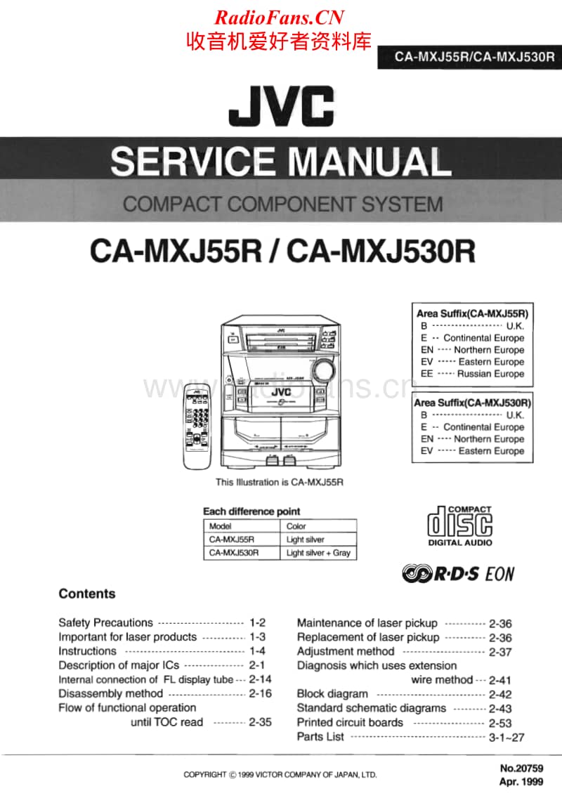 Jvc-CAMXJ-55-R-Service-Manual电路原理图.pdf_第1页