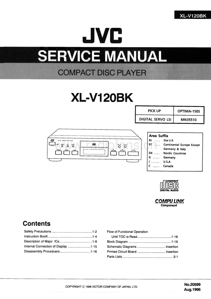 Jvc-XLV-120-BK-Service-Manual电路原理图.pdf_第1页