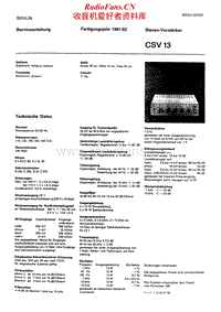Braun-CSV-13-Service-Manual-2电路原理图.pdf