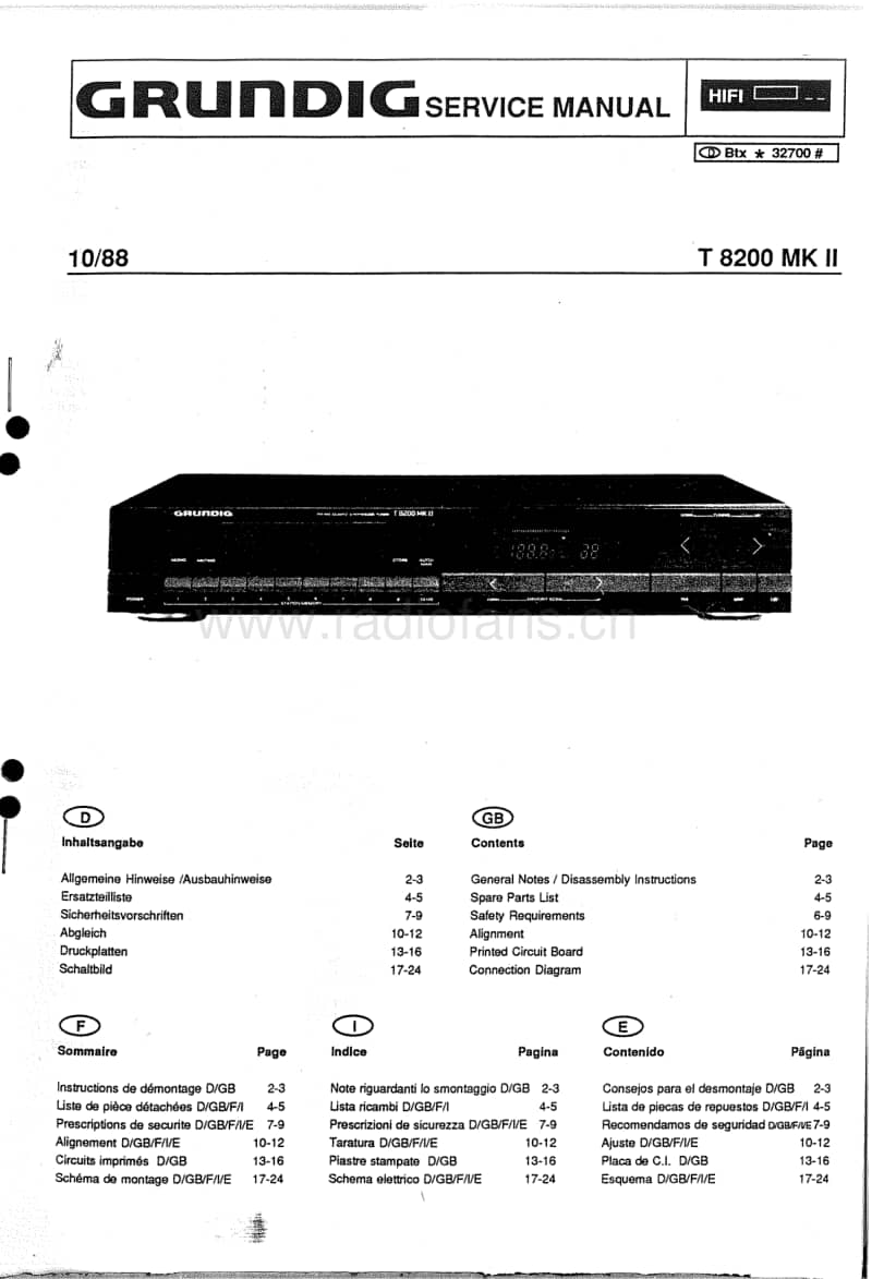Grundig-T-8200-Mk2-Schematic电路原理图.pdf_第1页