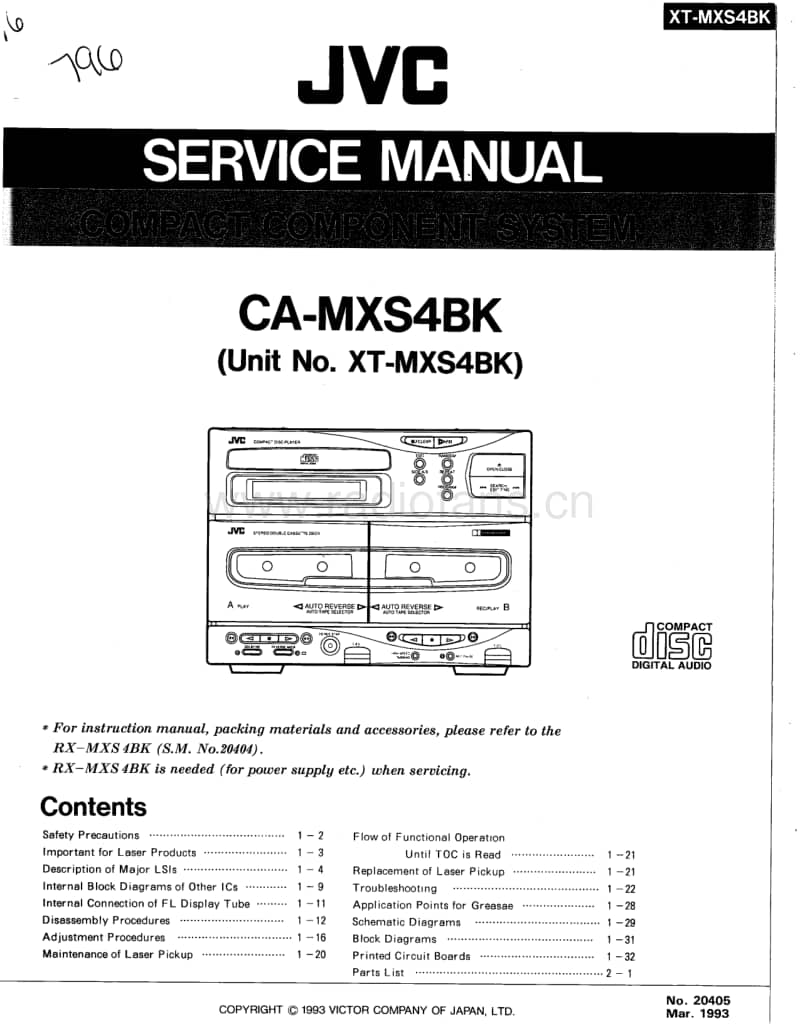 Jvc-XTMXS-4-BK-Service-Manual电路原理图.pdf_第1页