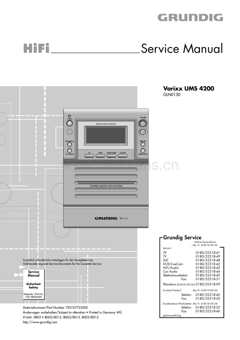 Grundig-UMS-4200-Service-Manual电路原理图.pdf_第1页