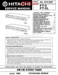 Hitachi-FT-2-Service-Manual电路原理图.pdf
