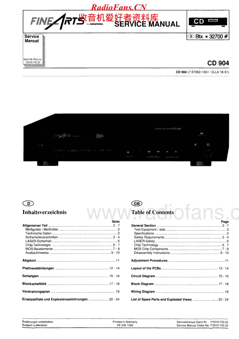 Grundig-CD-904-Service-Manual电路原理图.pdf_第2页