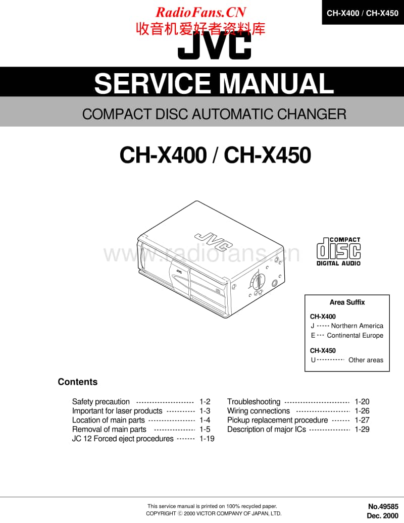 Jvc-CHX-450-Service-Manual电路原理图.pdf_第1页