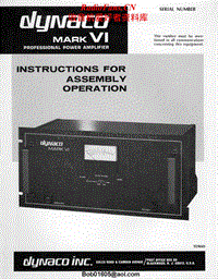 Dynaco-Mark-VI-Service-Manual电路原理图.pdf