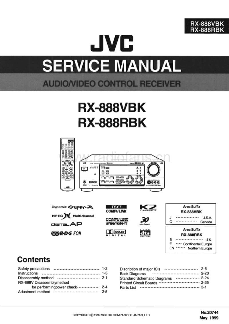Jvc-RX-888-VBK-Service-Manual电路原理图.pdf_第1页