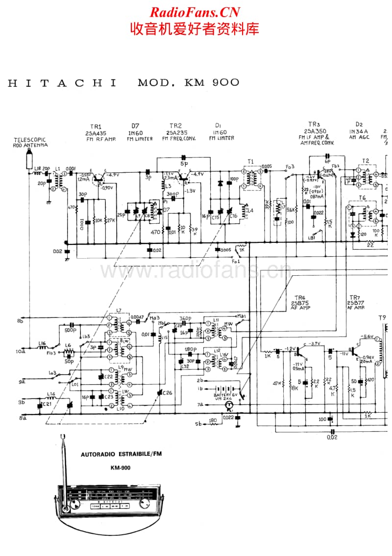 Hitachi-KM-900-Schematic电路原理图.pdf_第1页