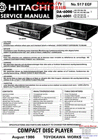 Hitachi-DA-6000-Service-Manual电路原理图.pdf