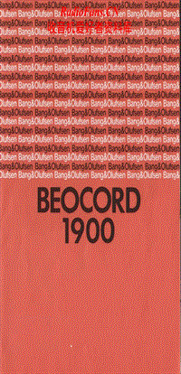 Bang-Olufsen-Beocord_1900_C-Owners-Manual电路原理图.pdf