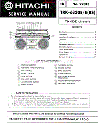 Hitachi-TRK-6830-E-Schematic电路原理图.pdf