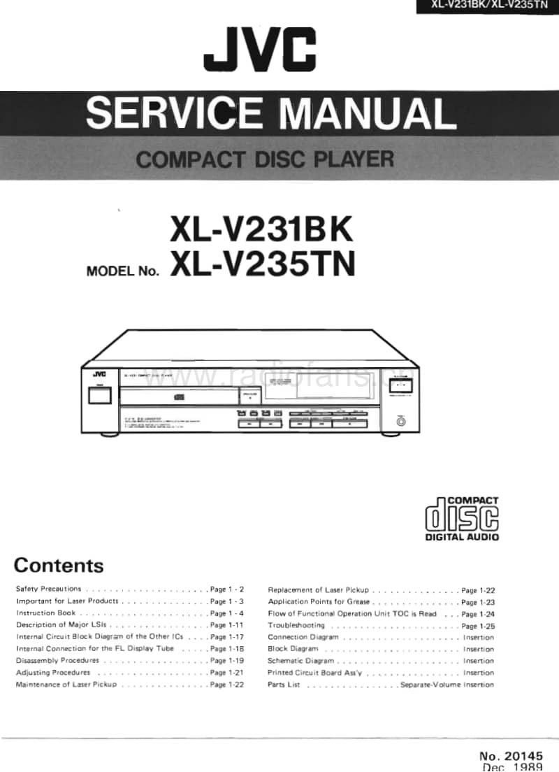 Jvc-XLV-235-TN-Service-Manual电路原理图.pdf_第1页