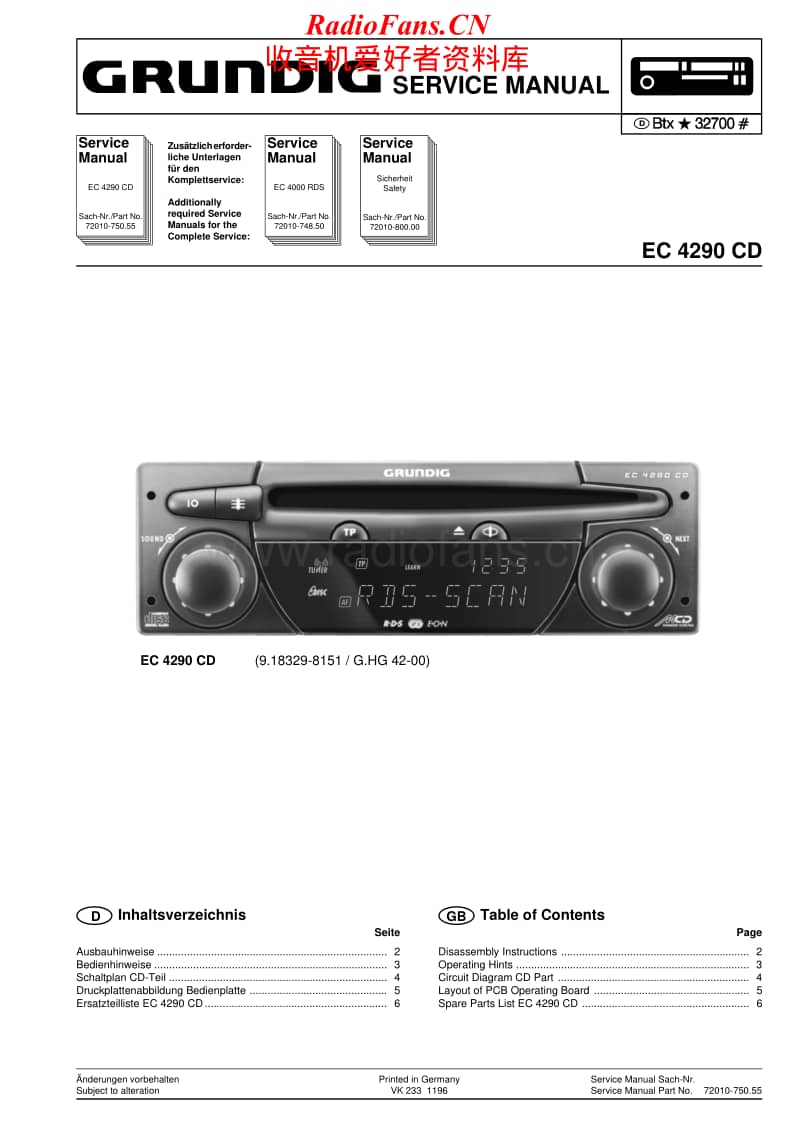 Grundig-EC-4290-CD-Service-Manual电路原理图.pdf_第1页