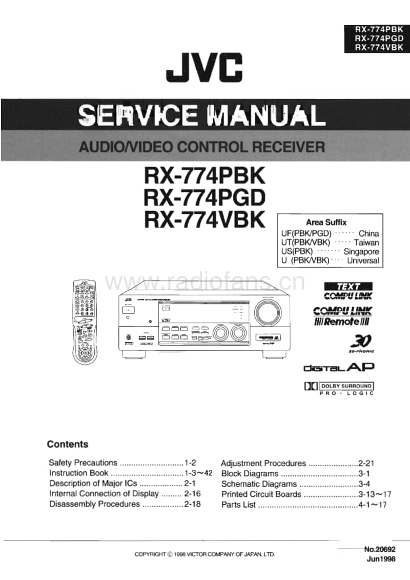 Jvc-RX-774-VBK-Service-Manual电路原理图.pdf_第1页