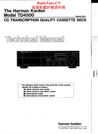 Harman-Kardon-TD-4500-Service-Manual电路原理图.pdf