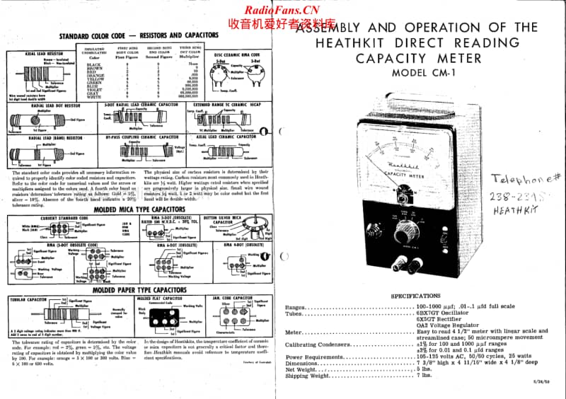 Heathkit-CM-1-Assembly-Manual电路原理图.pdf_第2页