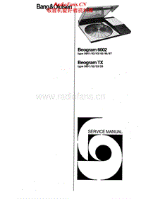 Bang-Olufsen-Beogram_6002-Service-Manual(1)电路原理图.pdf