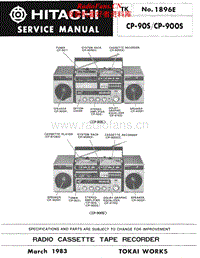 Hitachi-CP-900-S-Service-Manual电路原理图.pdf