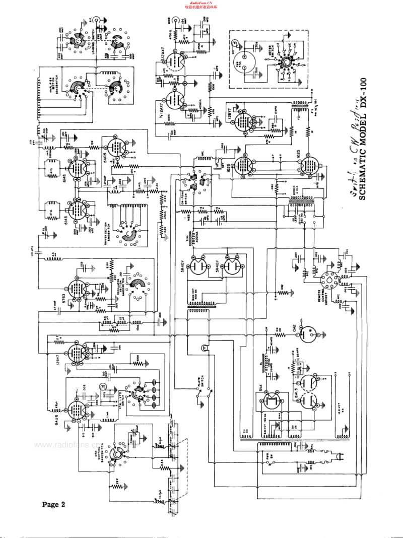 Heathkit-DX-100-Assembly-Manual电路原理图.pdf_第2页
