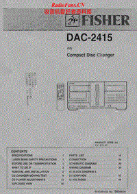 Fisher-DAC-2415-Service-Manual电路原理图.pdf